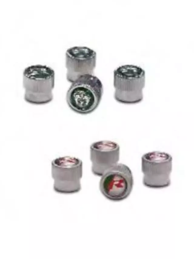 Styled Valve Caps - R-Type Logo - Jaguar (C2C39771)