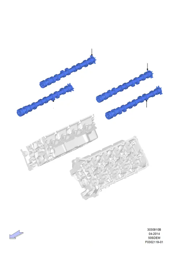 FL3Z6250C - Engine: Engine Camshaft for Ford Image