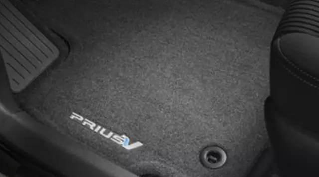 Floor Mats, Carpet, Set Of Three, Black - Toyota (PT208-47130-20)