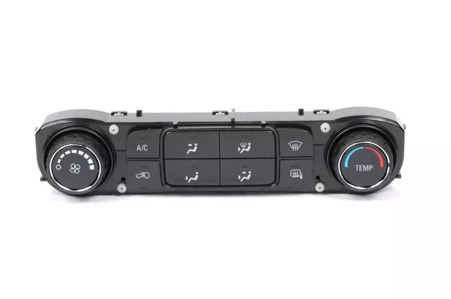 Heating and Air Conditioning Control Panel with Rear Window Defogger Switch - GM (23486622)