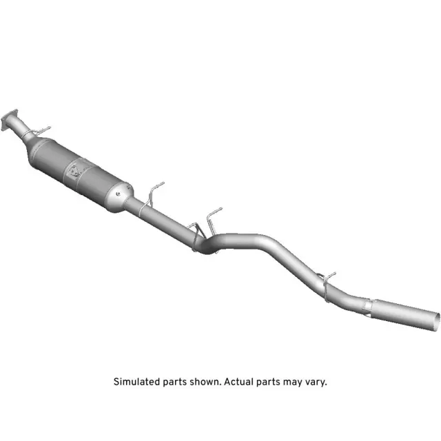 22896367 - : Particulate Filter with Pipes, Vaporizer, Cooler, Flange, Hangers, Reducer, Reinforcements, and Label for Chevrolet: Silverado 2500 HD, Silverado 3500 HD | GMC: Sierra 2500 HD, Sierra 3500 HD Image