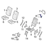 CL1Z78610A16AA - : 2007-2017 Ford - Headrest Guide for Ford: Expedition | Lincoln: Navigator Image