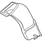 BB5Z19C680E - Body: Lower Duct for Ford: Explorer, Police Interceptor Utility Image image