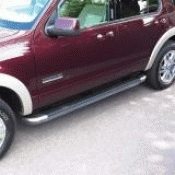 4 In Chromed Aluminum Step Bars - Crewcab - Ford (YC3Z-16450-EA)