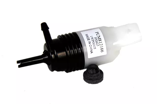 22766715 - : OEM NEW 2002-17 GM Buick Chevrolet Enclave Front Windshield Washer Pump 22766715 for Buick: Enclave, Rainier | Chevrolet: Blazer, Camaro, S10, Trailblazer, Trailblazer EXT, Traverse | GMC: Acadia, Acadia Limited, Envoy, Envoy XL, Envoy XUV, Sonoma | Oldsmobile: Bravada | Saturn: Outlook Image