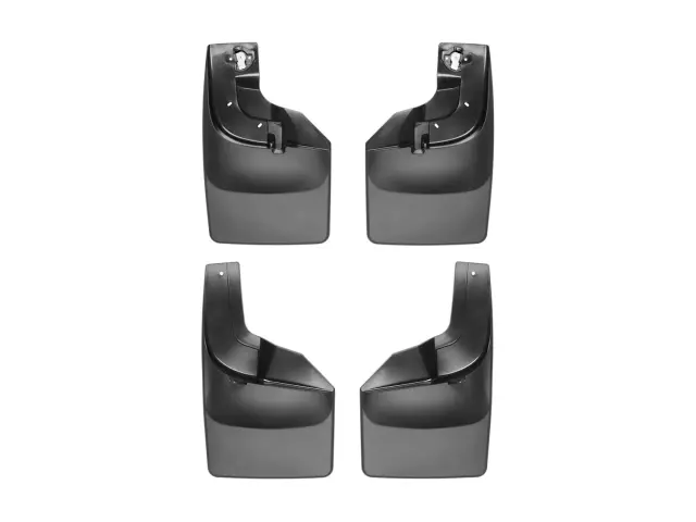 110066120066 - Accessories: Black MudFlap No-Drill DigitalFit® MudFlap Kit for WeatherTech Image