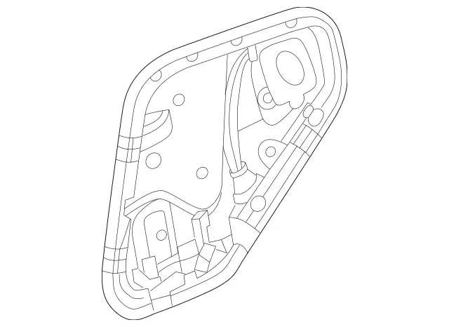 2387200408 - Front Doors: Cover, Inner Door Panel for Mercedes-Benz: E400, E450, E53 AMG Image image
