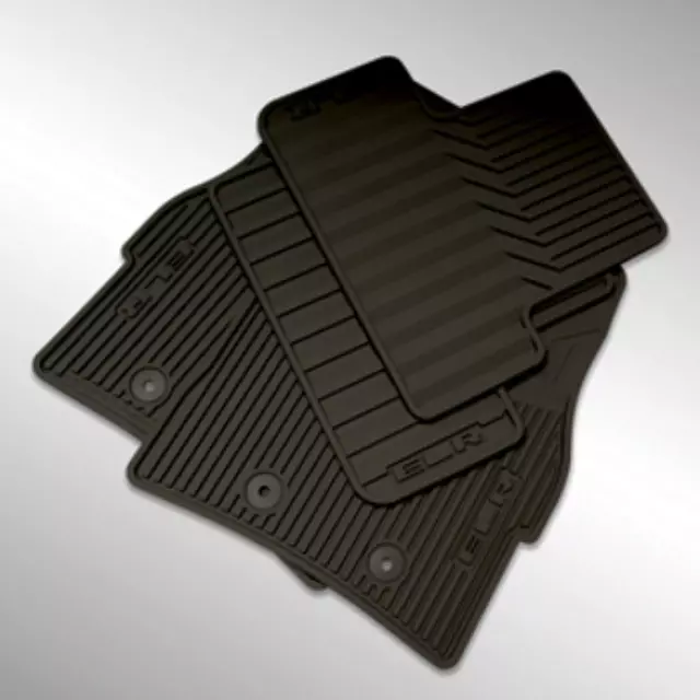 22942480 - Interior: OEM NEW 2014-2016 GM Cadillac Floor Mats All-Weather Black Front &amp; Rear 22942480 for Cadillac: ELR Image