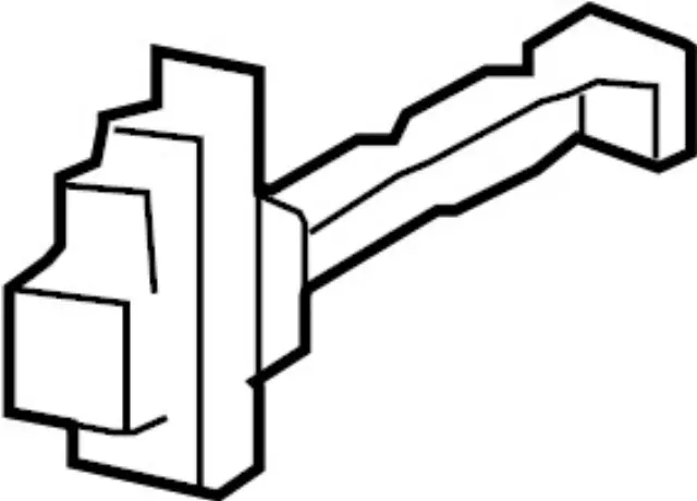 824214P00A - Body: Lower Hinge for INFINITI: I30, I35, Q45 Image