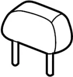 864003W802 - : Head Rest Assembly-Front Seat for Infiniti Image