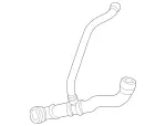 2305012182 - Radiator: Hose for Mercedes-Benz: SL500 Image