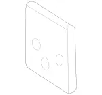 4638890095 - : Hinge Shim for Mercedes-Benz Image