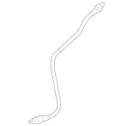 2315010925 - Radiator: Bleed Line for Mercedes-Benz: SL400, SL450, SL550 Image