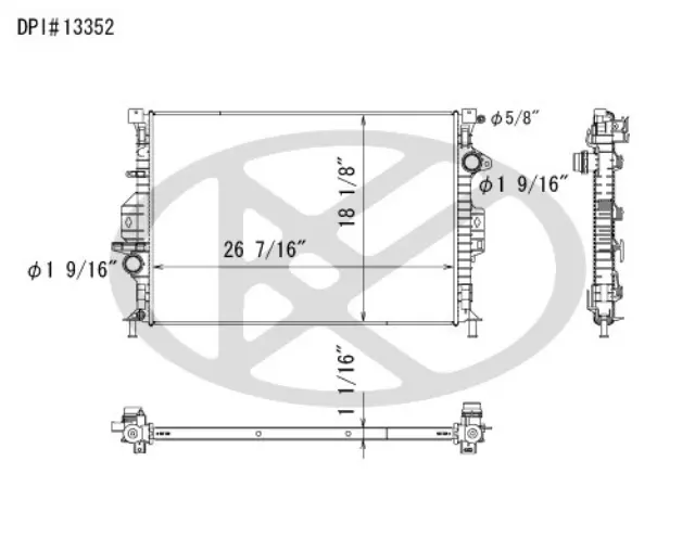 A13352 - Cooling Systems: Koyorad Radiator for Koyo Image