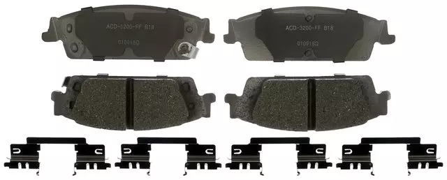 14D1707CHF1 - : Rear Brake Pad Set for ACDelco Image