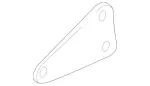 6393150021 - : Trailer Hitch Plate for Mercedes-Benz Image