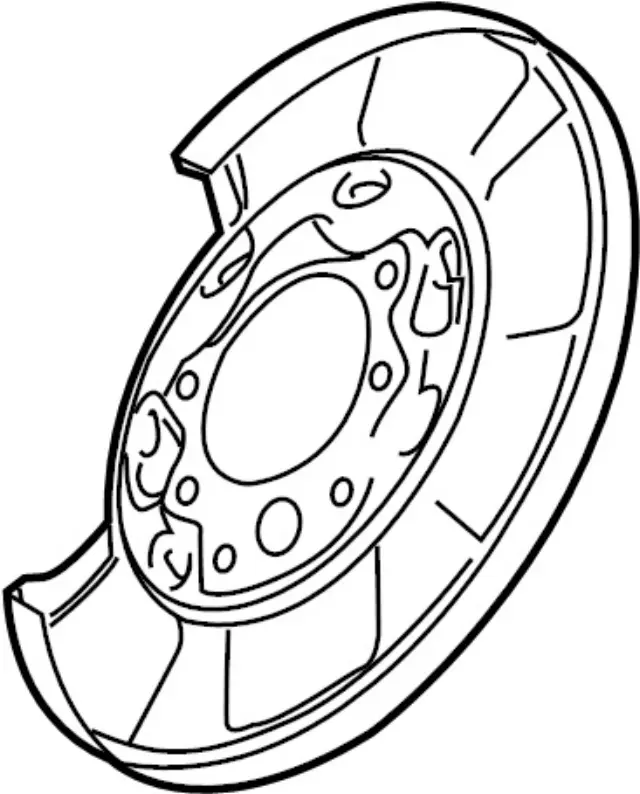 44030WL001 - Brakes: Splash Shield for INFINITI: FX35, FX37, FX45, JX35, QX60, QX70 Image