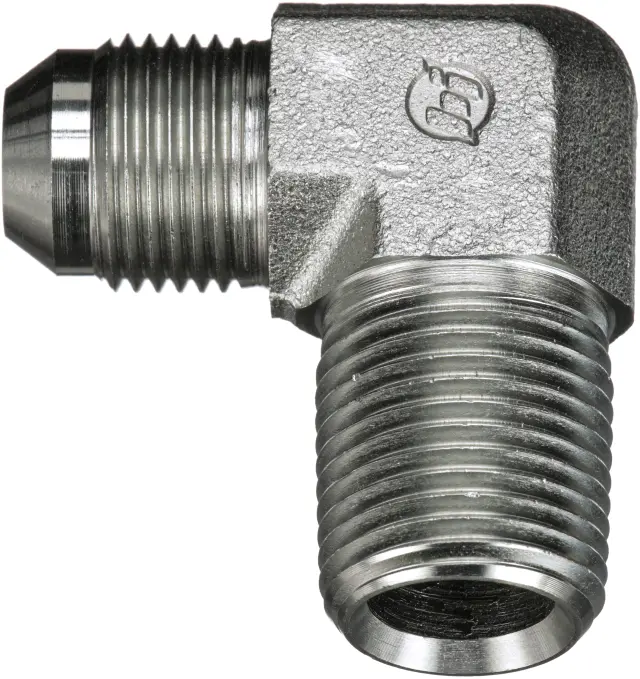 G604990806 - : Male JIC 37 Flare to Male Pipe NPTF - 90 (SAE to SAE) for Gates Image