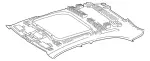 11869080007Q02 - Body: Headliner for Mercedes-Benz Image