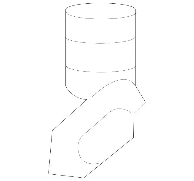 2308350097 - Heating and Ventilation: Hose for Mercedes-Benz: SL500, SL55 AMG, SL550, SL600, SL63 AMG, SL65 AMG Image image