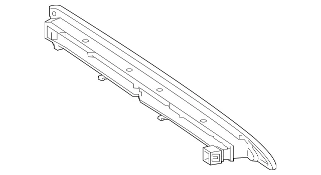 910906680064 - Electrical: Additional Brake Lamp for Mercedes-Benz Image
