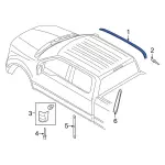 HC3Z2551728AC - : Roof Molding for Ford: F-250 Super Duty, F-350 Super Duty, F-450 Super Duty Image