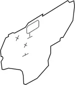 82861CR900 - Body: Inner Seal for Infiniti Image