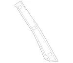 1666900464 - Trim and Lining: D-Pillar Cover for Mercedes-Benz Image