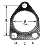 9269 - : Exhaust Pipe Flange Gasket for AP Exhaust Image