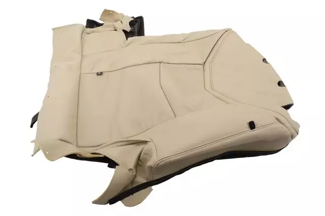 84050112 - : Jet Black Rear Passenger Side Seat Cushion Cover for Chevrolet: Silverado 1500, Silverado 2500 HD, Silverado 3500 HD | GMC: Sierra 1500, Sierra 2500 HD, Sierra 3500 HD Image