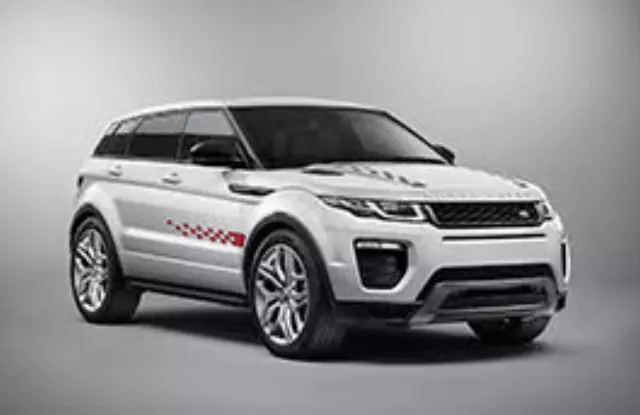 VPLVB0209CAH - Exterior: Vehicle Decals, Number One, Right Side, Red for Land Rover: Range Rover Evoque Image