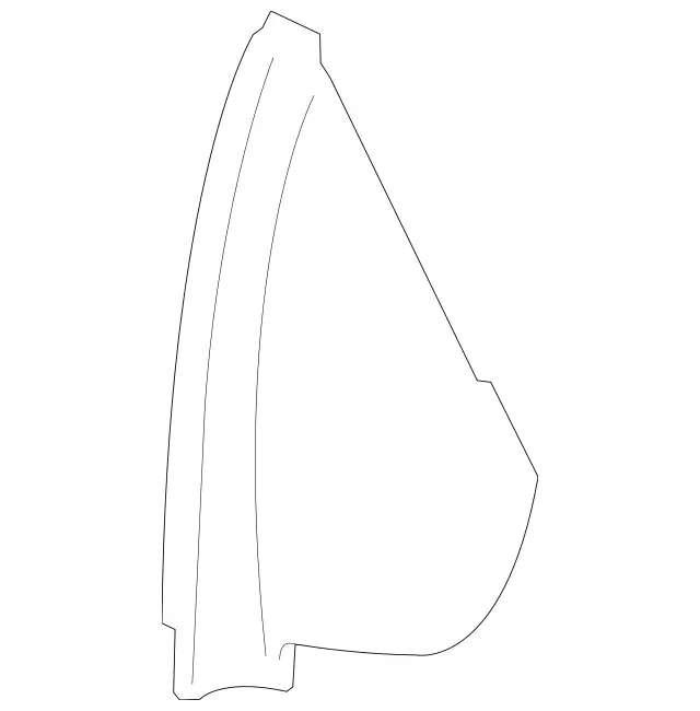 23068001781270 - Body: Side Cover for Mercedes-Benz Image