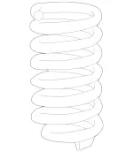 1673211500 - Springs, Suspension and Hydraulics: Helical Spring for Mercedes-Benz Image