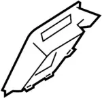 799221MG1B - : Seat Back Panel for INFINITI: M35h | Infiniti: Q70 Image