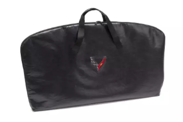 84924902 - Interior: Roof Panel Storage Bag W\\/Crossed Flags Logo for Chevrolet: Corvette Image