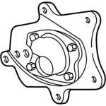 F4ZZ2C100B - Brakes: Adapter for Ford: Mustang Image