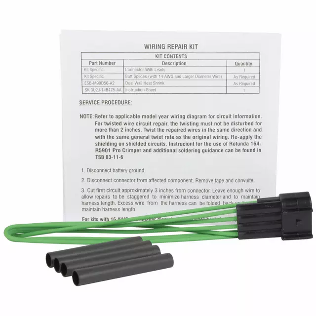 BU2Z14S411AXA - : Wire Assembly for Ford Image