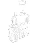 64666601 - : Power Steering Pump for Mercedes-Benz Image