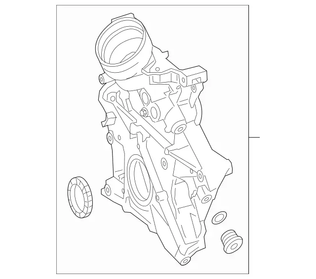 2740102114 - : Timing Case for Mercedes-Benz: Sprinter 1500, Sprinter 2500 Image