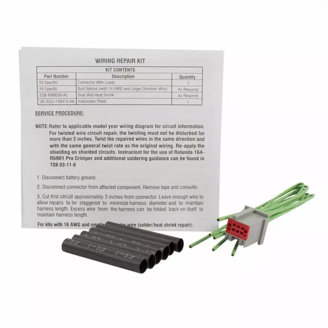 Wire Assembly - Ford (8U2Z-14S411-XA)
