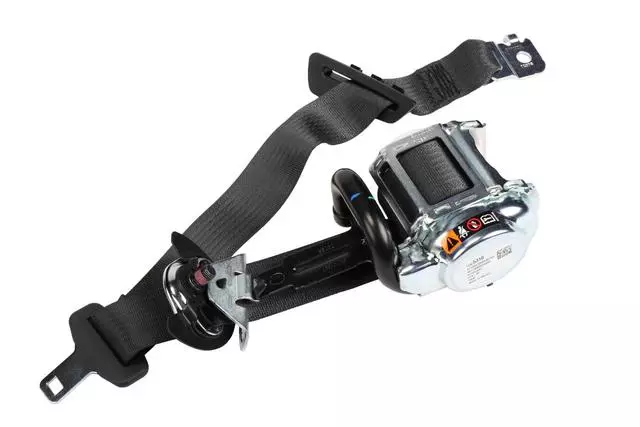 Part# 19351667 Jet Black Driver Seat Belt with Retractor and Pre-Tensioner - GM (19351667)