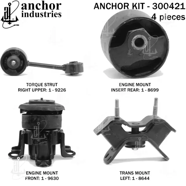 300421 - Engines &amp; Components: Anchor Engine Mount Kit for Anchor Image
