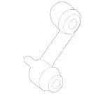 2463200100 - Springs, Suspension and Hydraulics: Torsion Bar Linkage for Mercedes-Benz Image