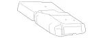 4639202506 - Rear Seat: Padding, Rr Seat Cushion for Mercedes-Benz Image