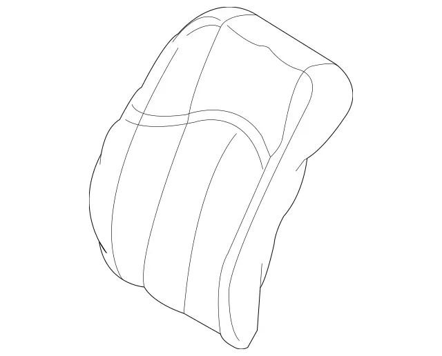 21991002473D21 - Body: Seat Back Cover for Mercedes-Benz Image