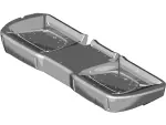 DP5Z5463840B - Body: Seat Cushion Pad for Lincoln: MKZ Image