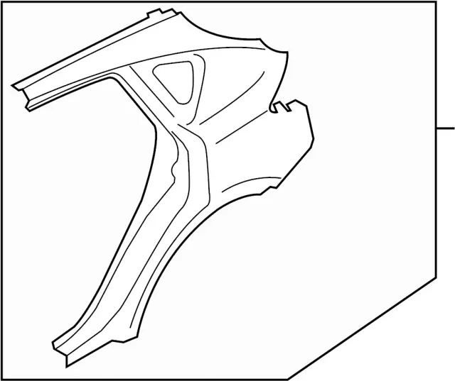 GHA011BAKB - Body: Quarter Panel for INFINITI: EX35, EX37, QX50 Image