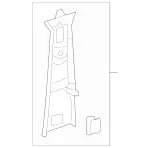 29269075009G26 - Body: Upper Center Pillar Trim for Mercedes-Benz Image