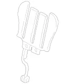 2028201298 - Front Seats: Heater Pad for Mercedes-Benz Image