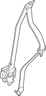 868851BA2C - Electrical: Belt &amp; Retractor for Infiniti Image